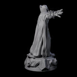 Pointing Human Cultist Miniature for Dungeons and Dragons, Pathfinder or other TTRPGs