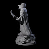 Pointing Human Cultist Miniature for Dungeons and Dragons, Pathfinder or other TTRPGs