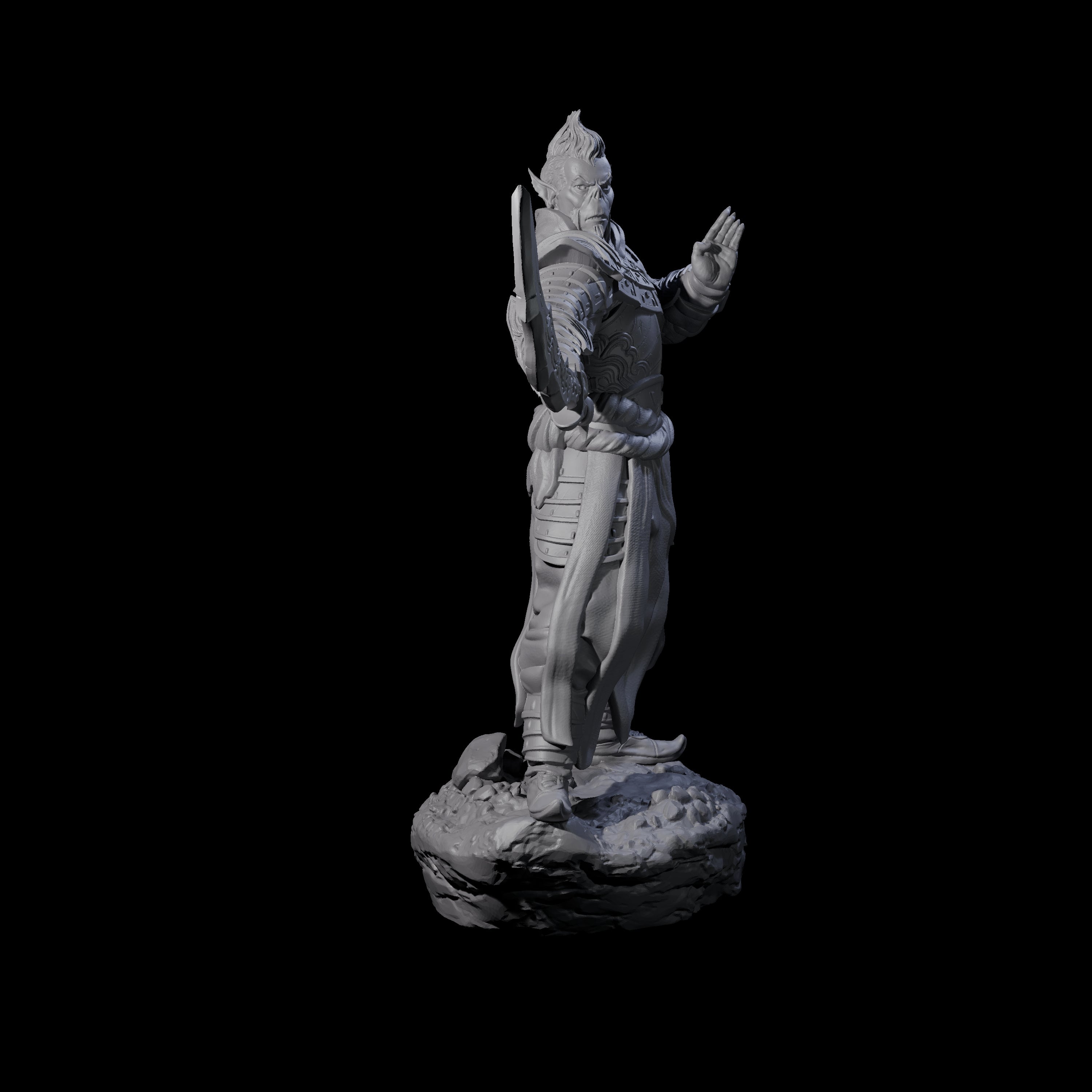 Poised Githyanki Warrior Miniature for Dungeons and Dragons, Pathfinder or other TTRPGs