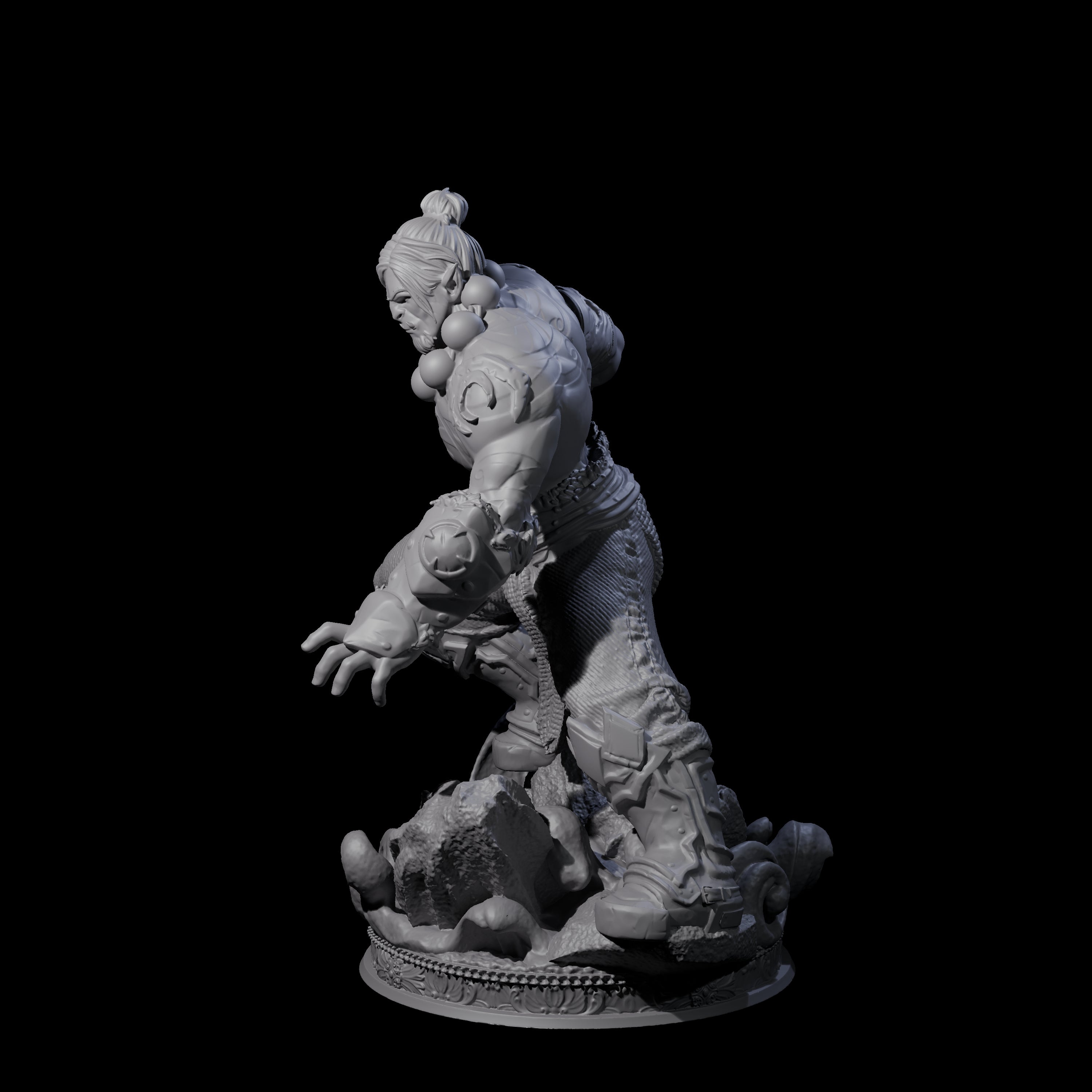 Poised Monk Miniature for Dungeons and Dragons, Pathfinder or other TTRPGs