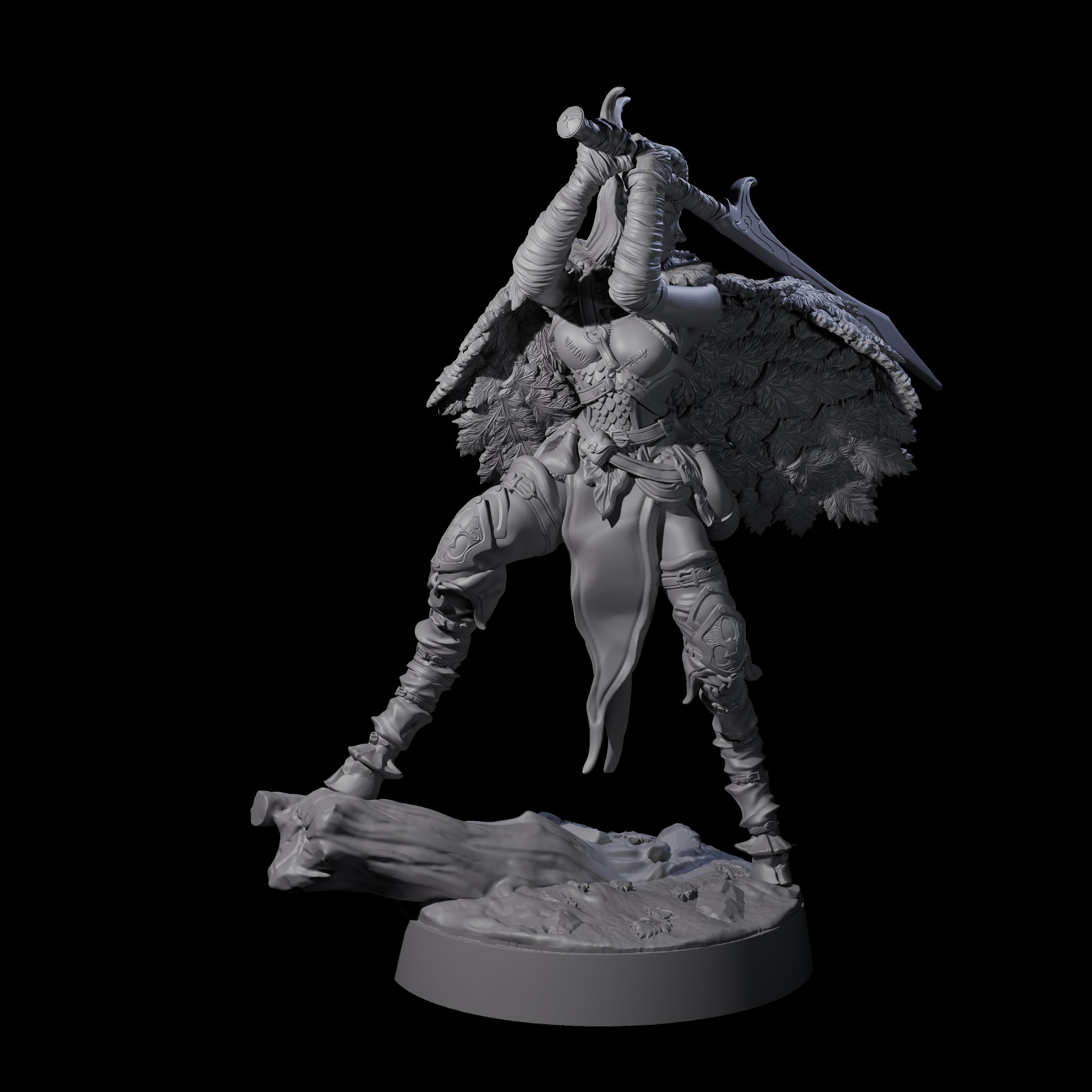 Poised Satyr Gladewarden A Miniature for Dungeons and Dragons, Pathfinder or other TTRPGs