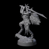 Poised Satyr Gladewarden A Miniature for Dungeons and Dragons, Pathfinder or other TTRPGs