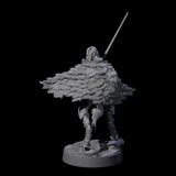 Poised Satyr Gladewarden B Miniature for Dungeons and Dragons, Pathfinder or other TTRPGs
