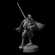 Poised Satyr Gladewarden B Miniature for Dungeons and Dragons, Pathfinder or other TTRPGs