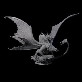 Poisoning Plant Dragon Miniature for Dungeons and Dragons, Pathfinder or other TTRPGs