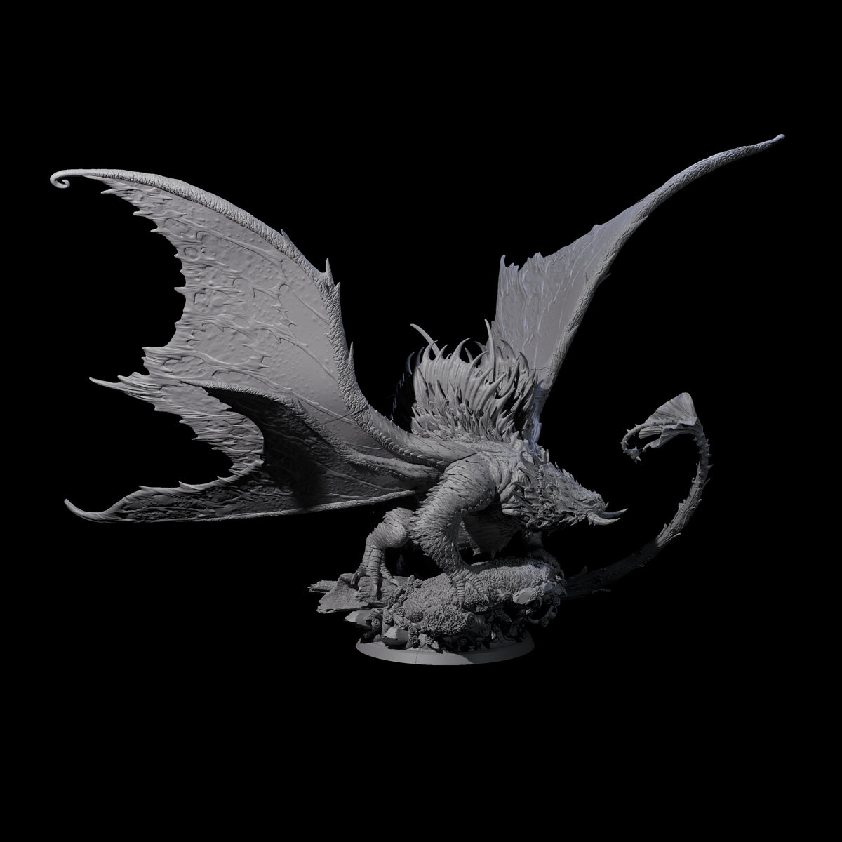 Poisoning Plant Dragon Miniature for Dungeons and Dragons, Pathfinder or other TTRPGs