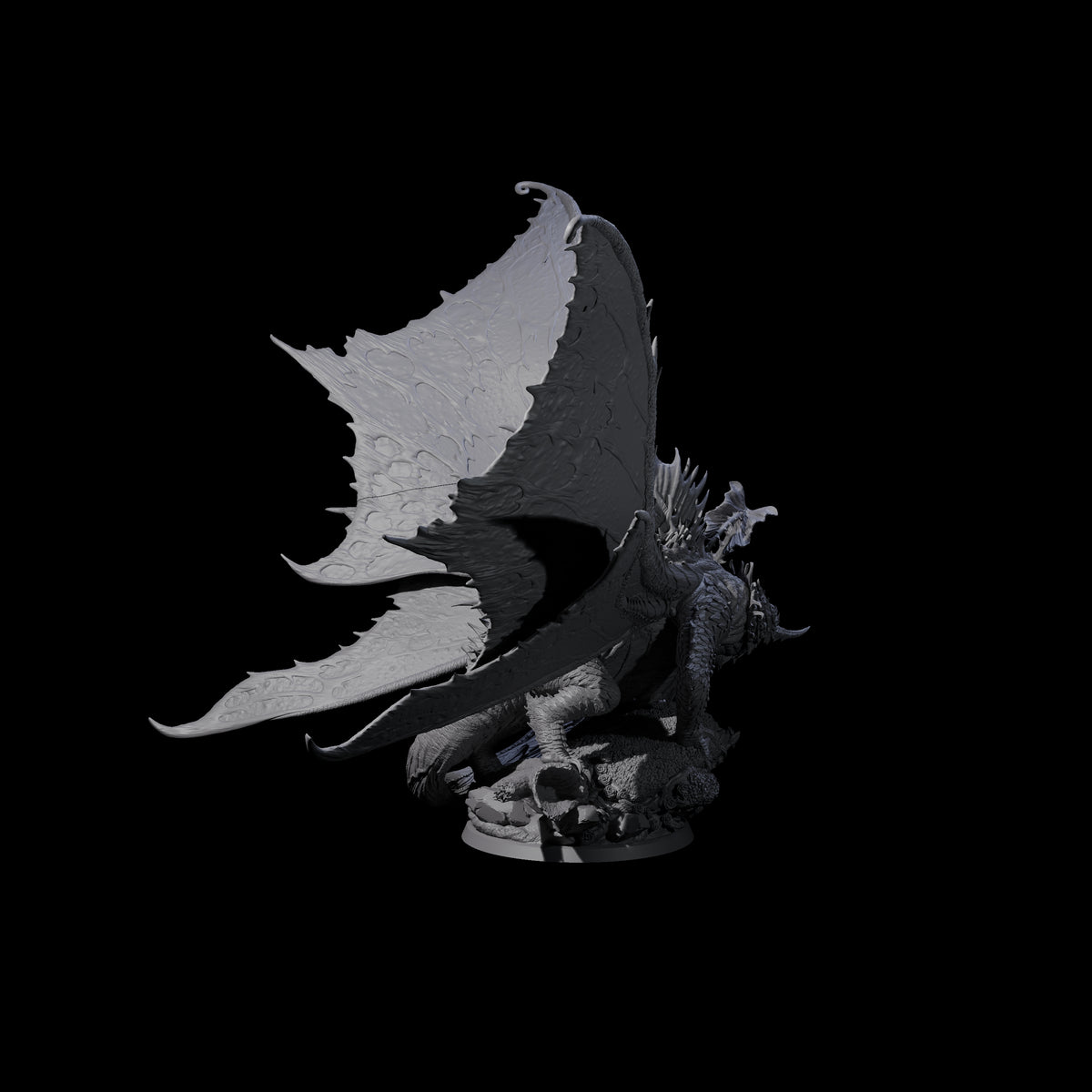 Poisoning Plant Dragon Miniature for Dungeons and Dragons, Pathfinder or other TTRPGs