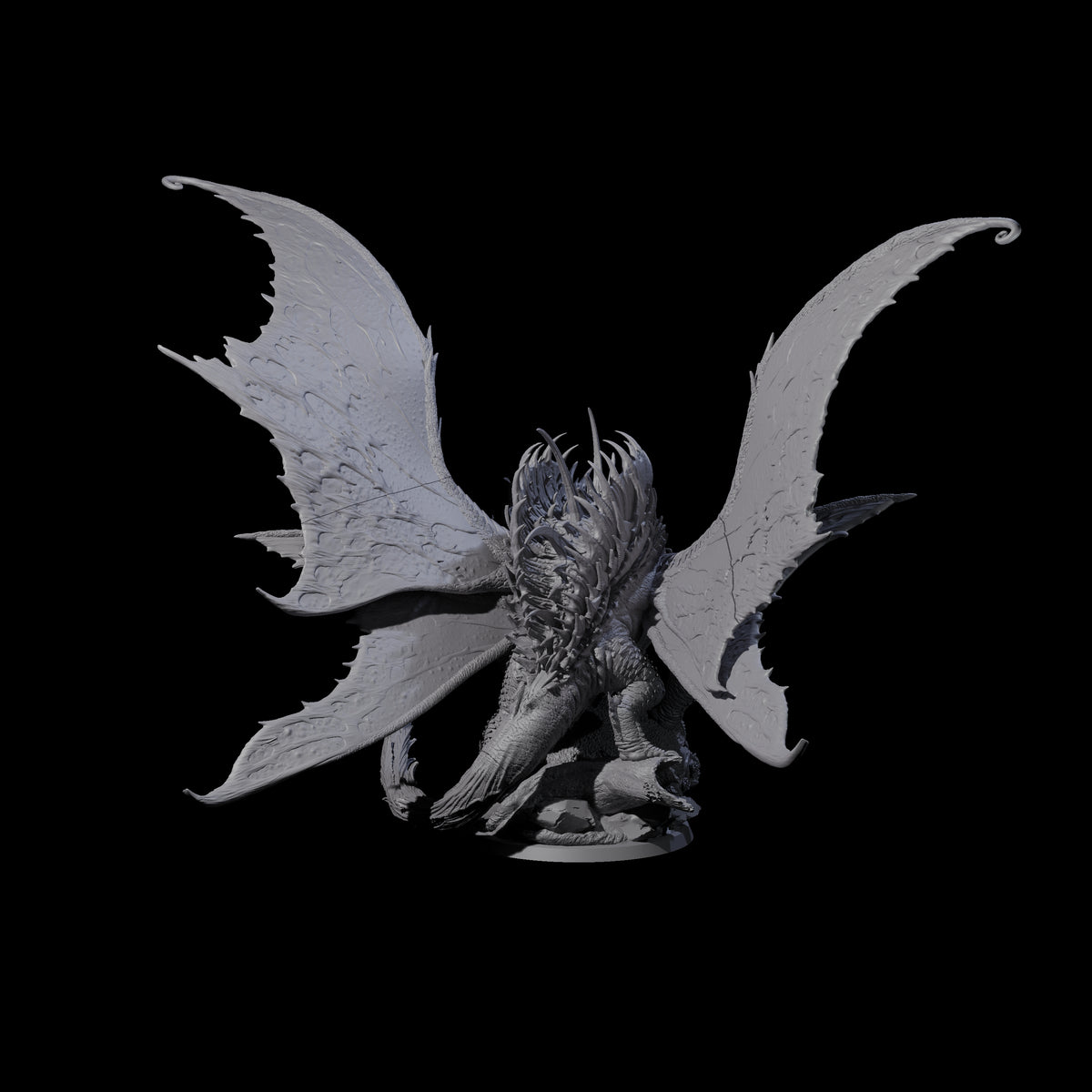 Poisoning Plant Dragon Miniature for Dungeons and Dragons, Pathfinder or other TTRPGs