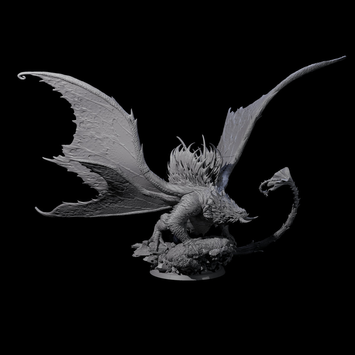Poisoning Plant Dragon Miniature for Dungeons and Dragons, Pathfinder or other TTRPGs
