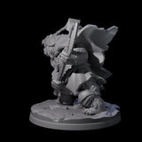 Polar Ursine Warrior A Miniature for Dungeons and Dragons, Pathfinder or other TTRPGs