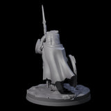 Polar Ursine Warrior C Miniature for Dungeons and Dragons, Pathfinder or other TTRPGs