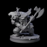 Polar Ursine Warriors Miniature for Dungeons and Dragons, Pathfinder or other TTRPGs