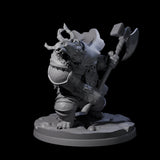 Polar Ursine Warriors Miniature for Dungeons and Dragons, Pathfinder or other TTRPGs