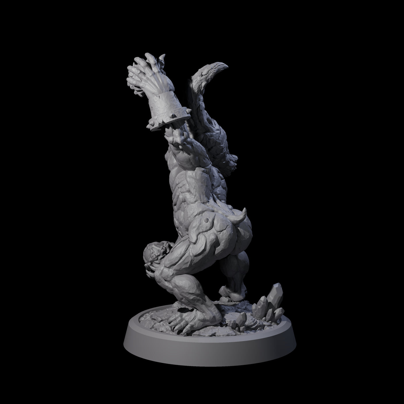 Poop Flinging Imp A Miniature for Dungeons and Dragons, Pathfinder or other TTRPGs
