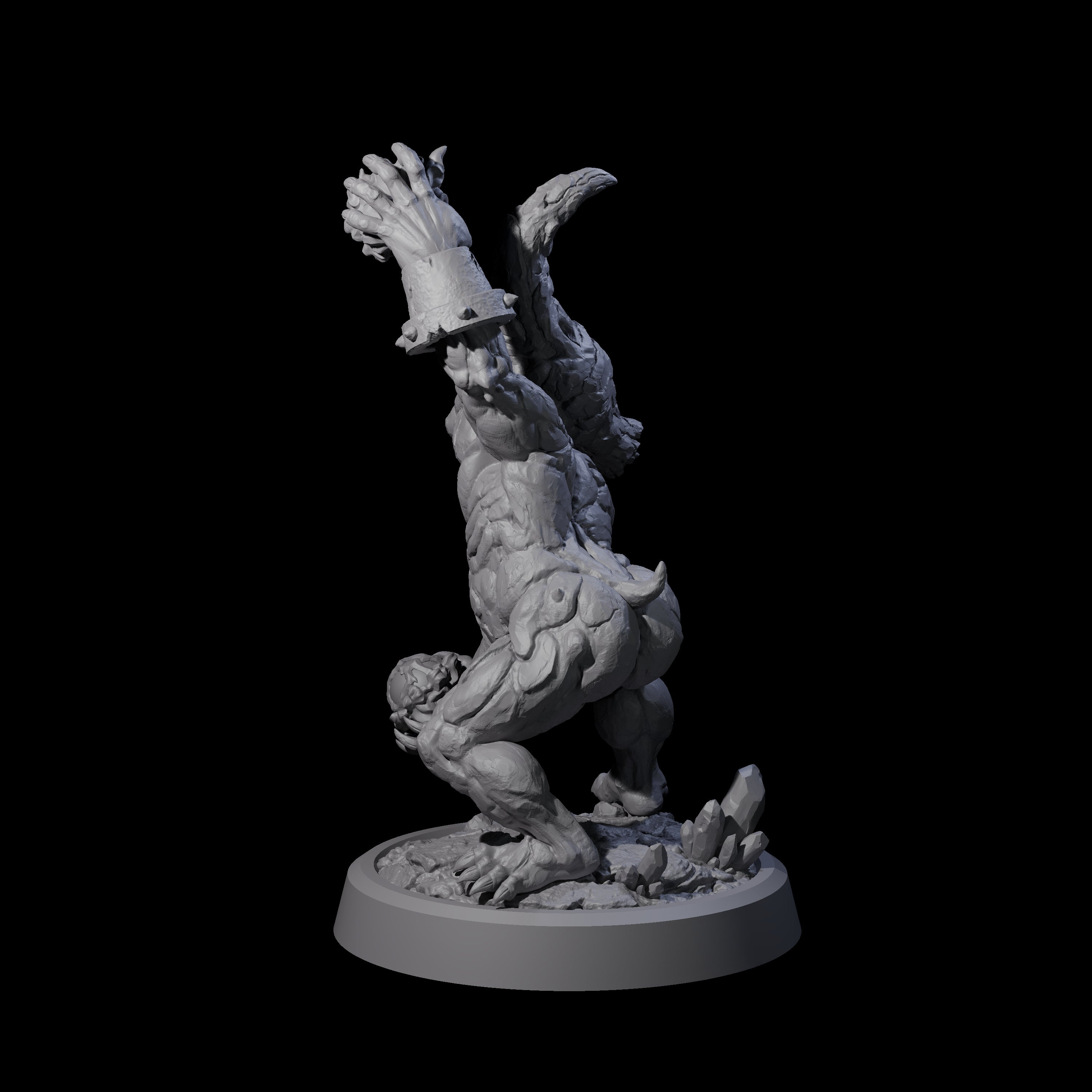 Poop Flinging Imp A Miniature for Dungeons and Dragons, Pathfinder or other TTRPGs