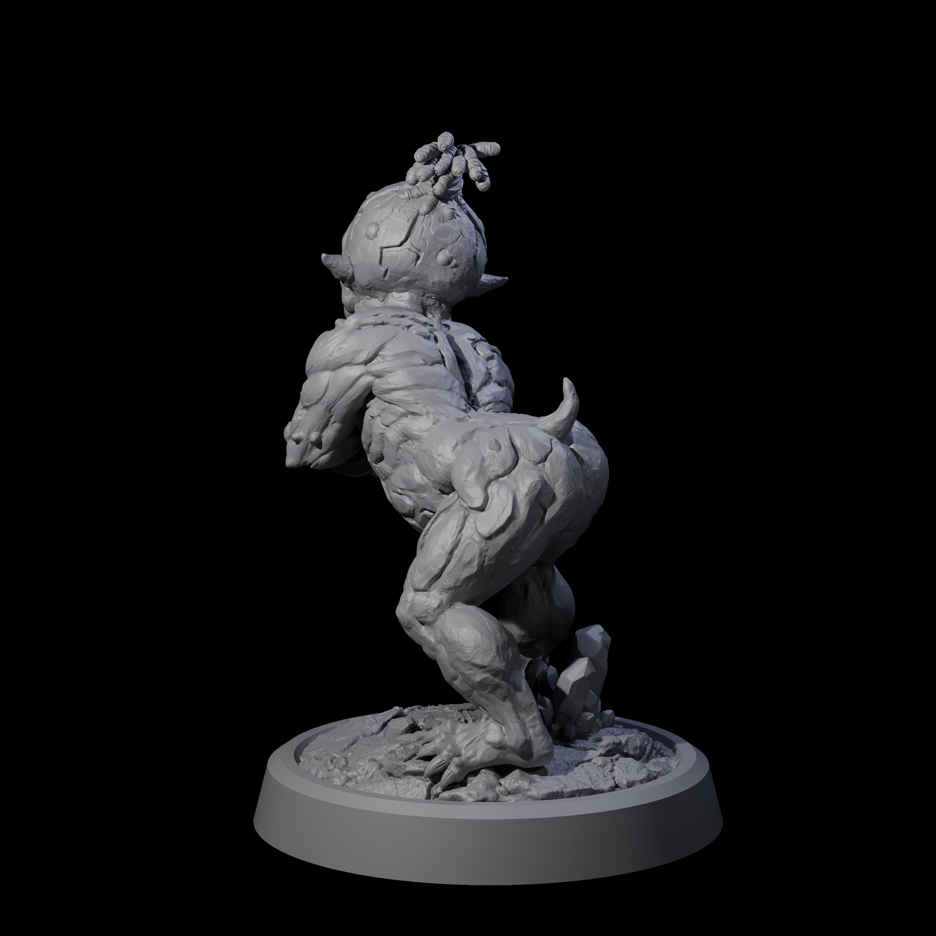 Poop Flinging Imp B Miniature for Dungeons and Dragons, Pathfinder or other TTRPGs