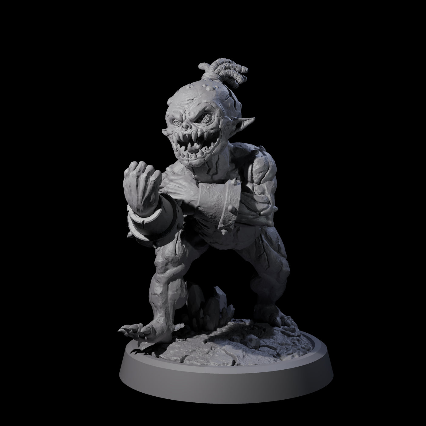 Poop Flinging Imp B Miniature for Dungeons and Dragons, Pathfinder or other TTRPGs
