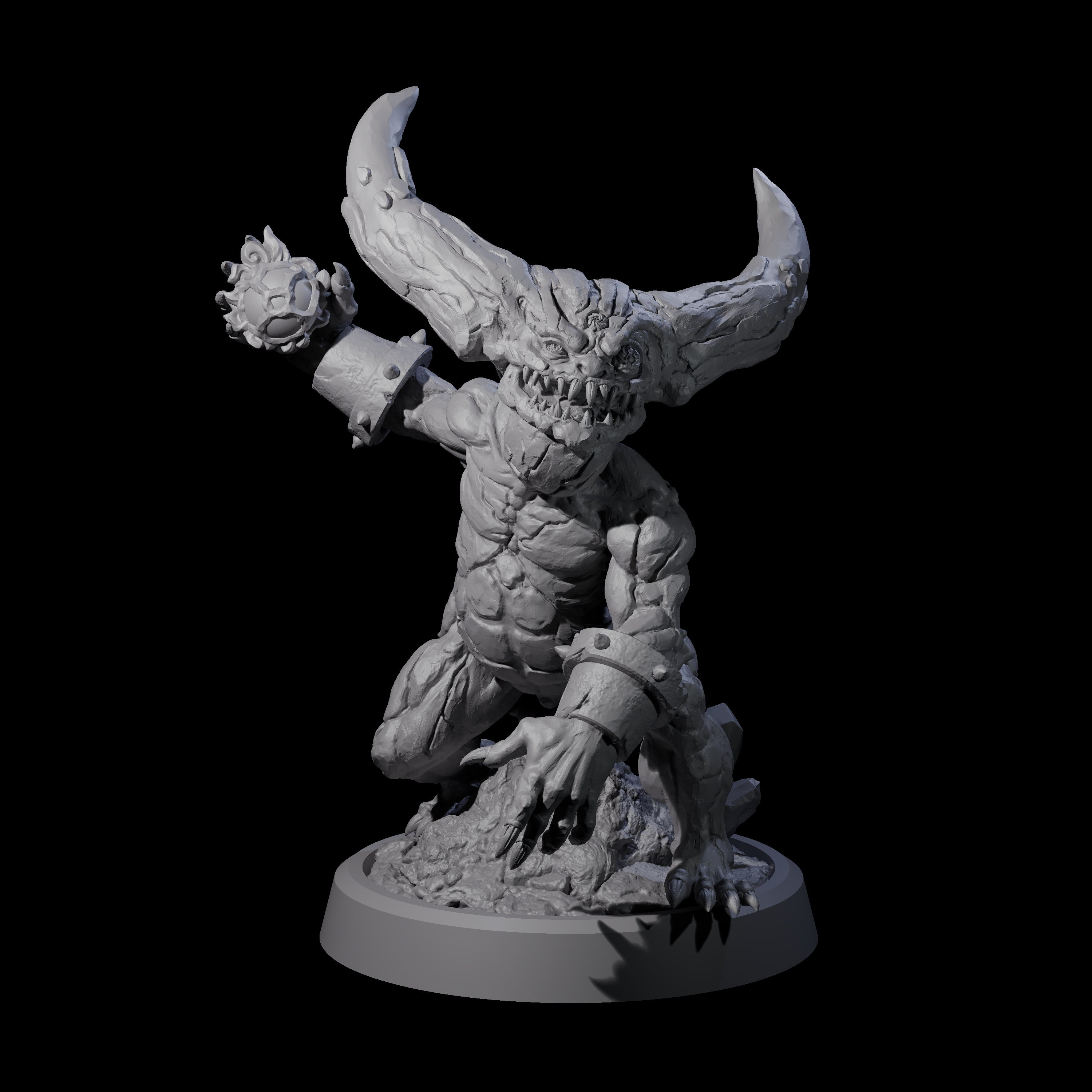 Poop Flinging Imp C Miniature for Dungeons and Dragons, Pathfinder or other TTRPGs