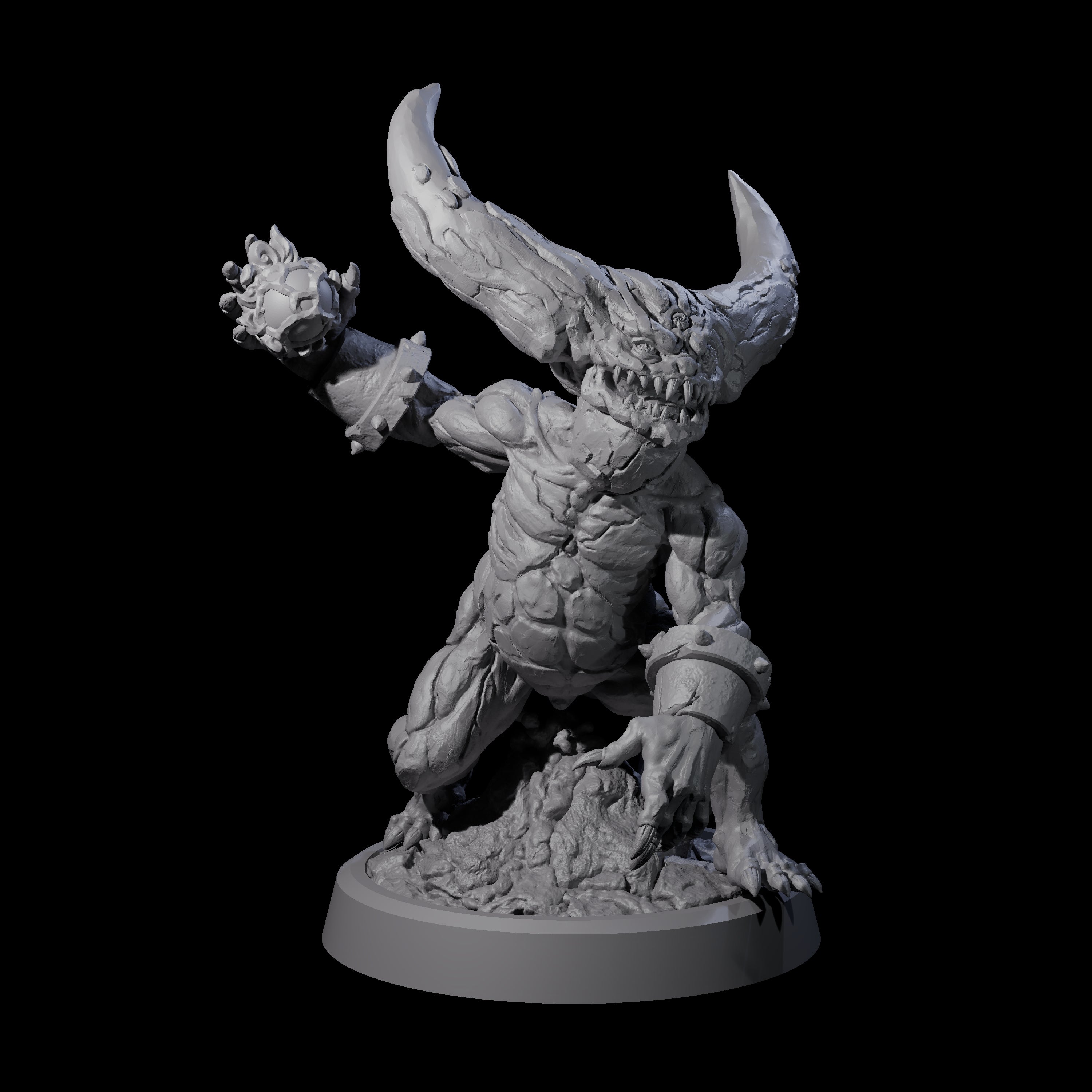 Poop Flinging Imp C Miniature for Dungeons and Dragons, Pathfinder or other TTRPGs