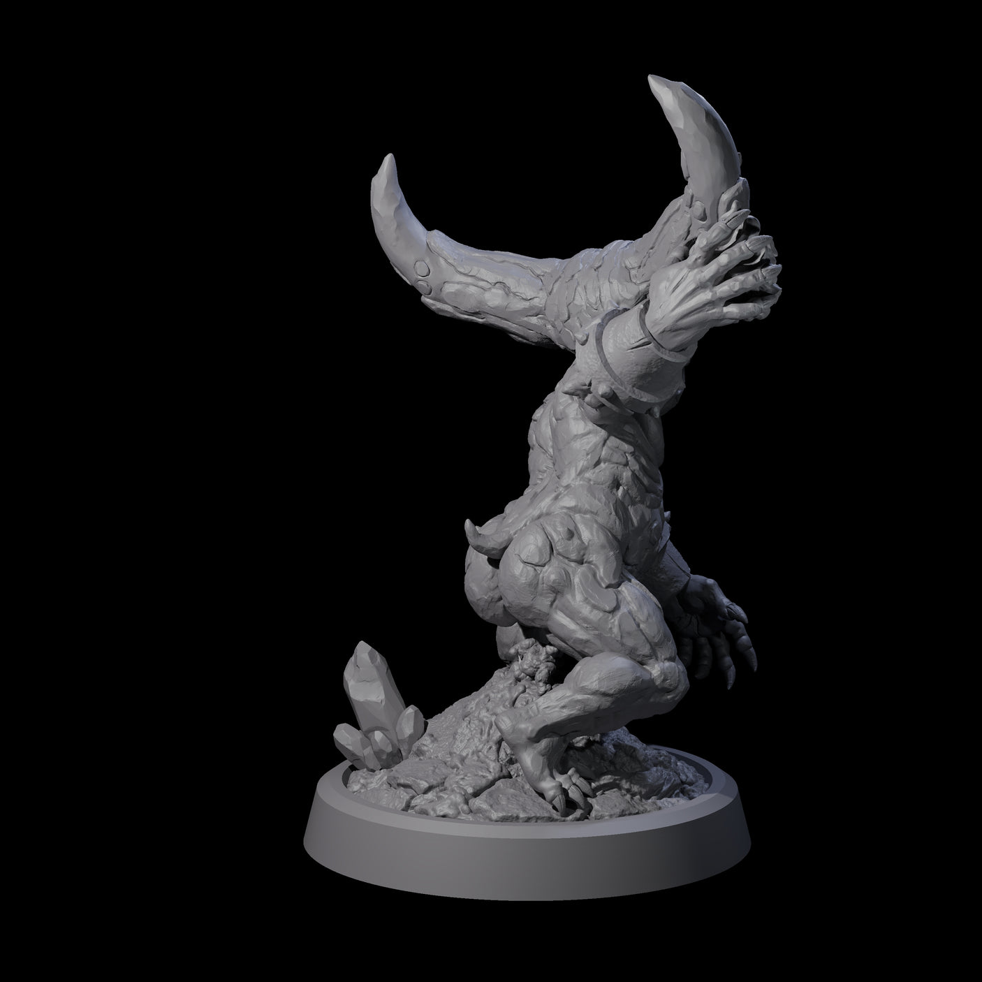 Poop Flinging Imp C Miniature for Dungeons and Dragons, Pathfinder or other TTRPGs