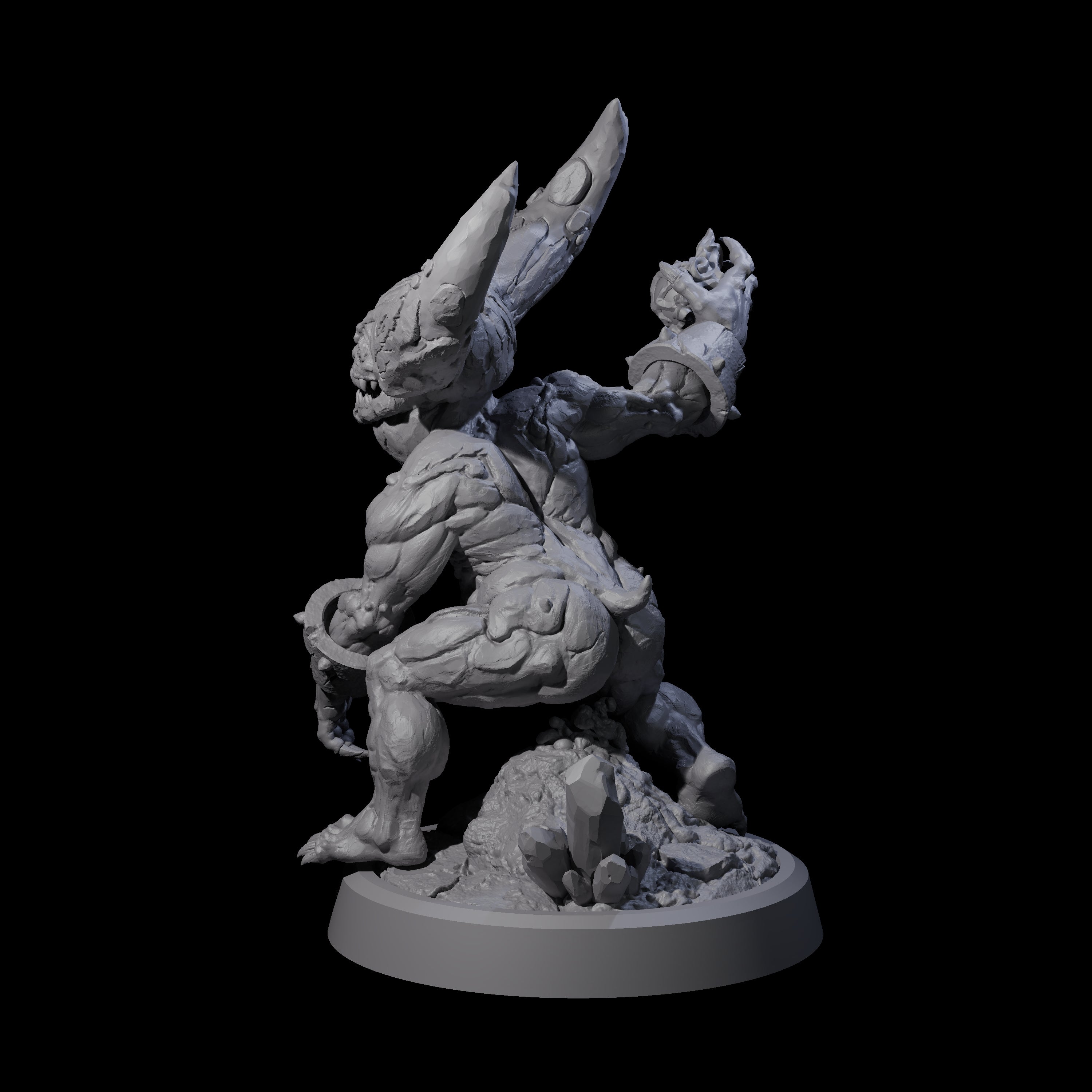 Poop Flinging Imp C Miniature for Dungeons and Dragons, Pathfinder or other TTRPGs