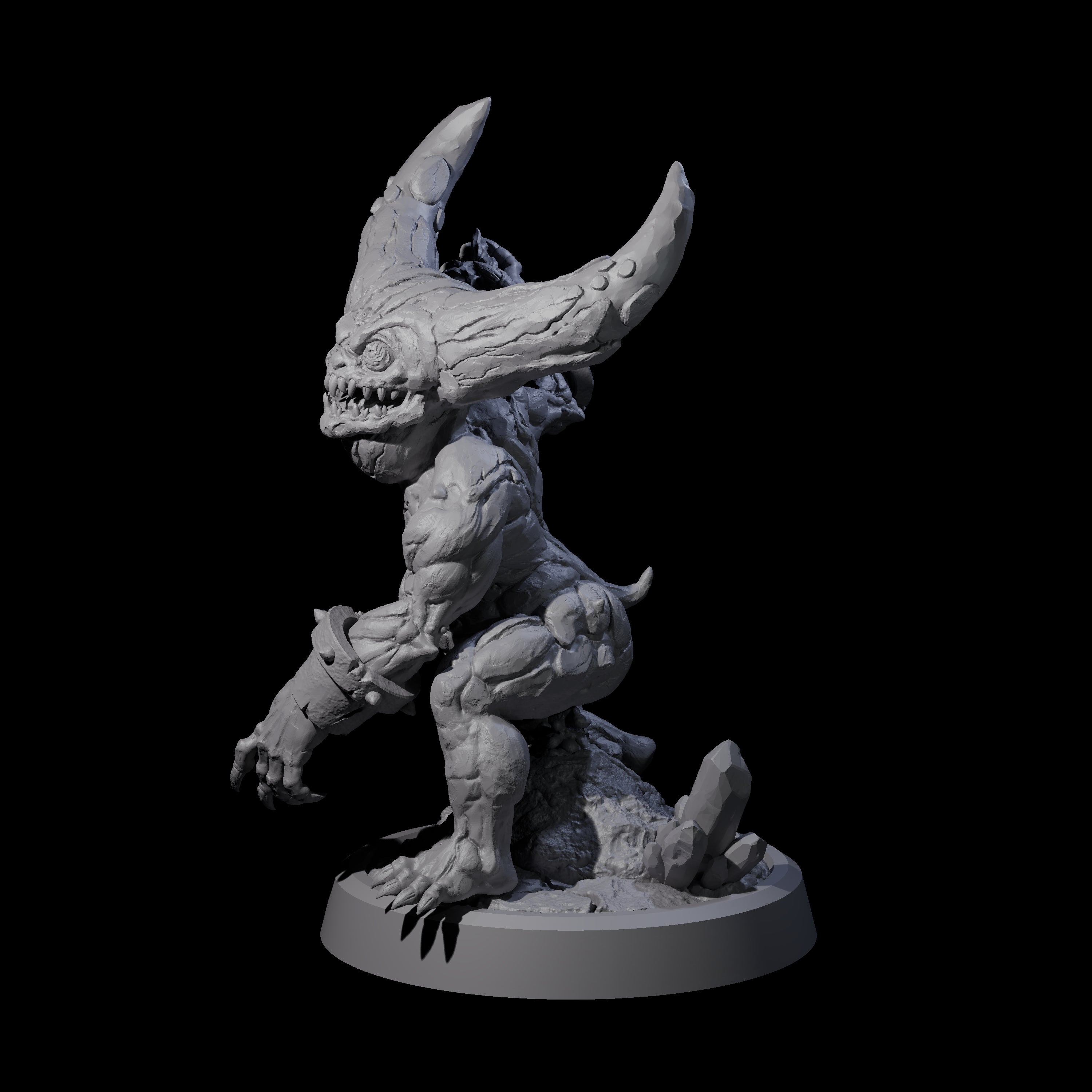 Poop Flinging Imp C Miniature for Dungeons and Dragons, Pathfinder or other TTRPGs