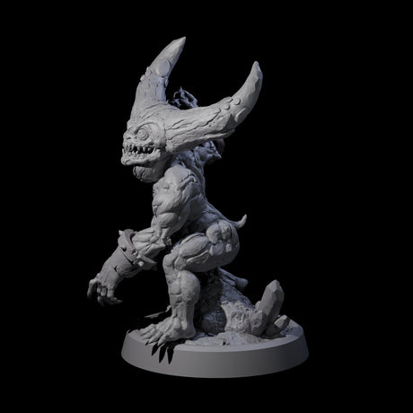 Poop Flinging Imp C Miniature for Dungeons and Dragons, Pathfinder or other TTRPGs
