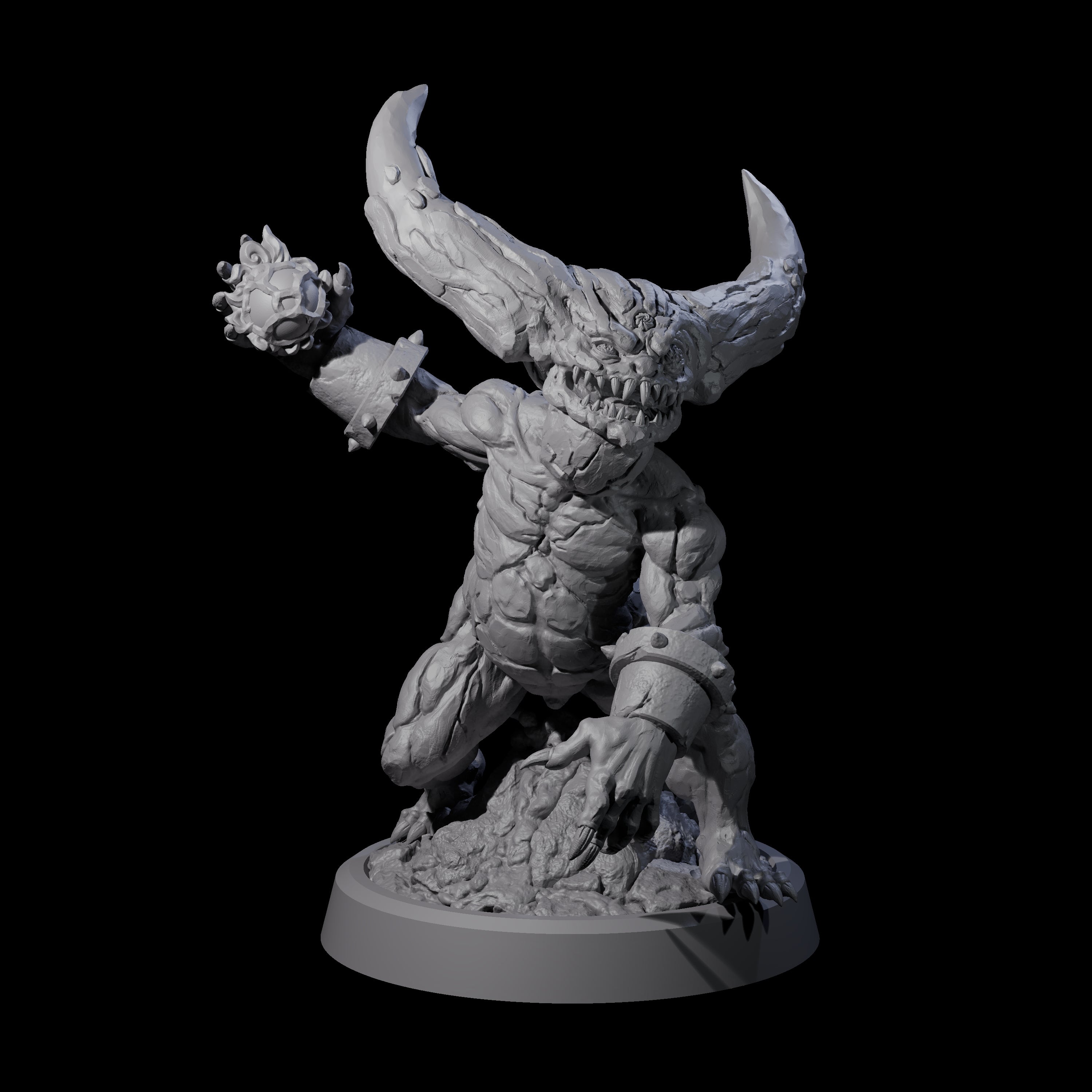 Poop Flinging Imp C Miniature for Dungeons and Dragons, Pathfinder or other TTRPGs