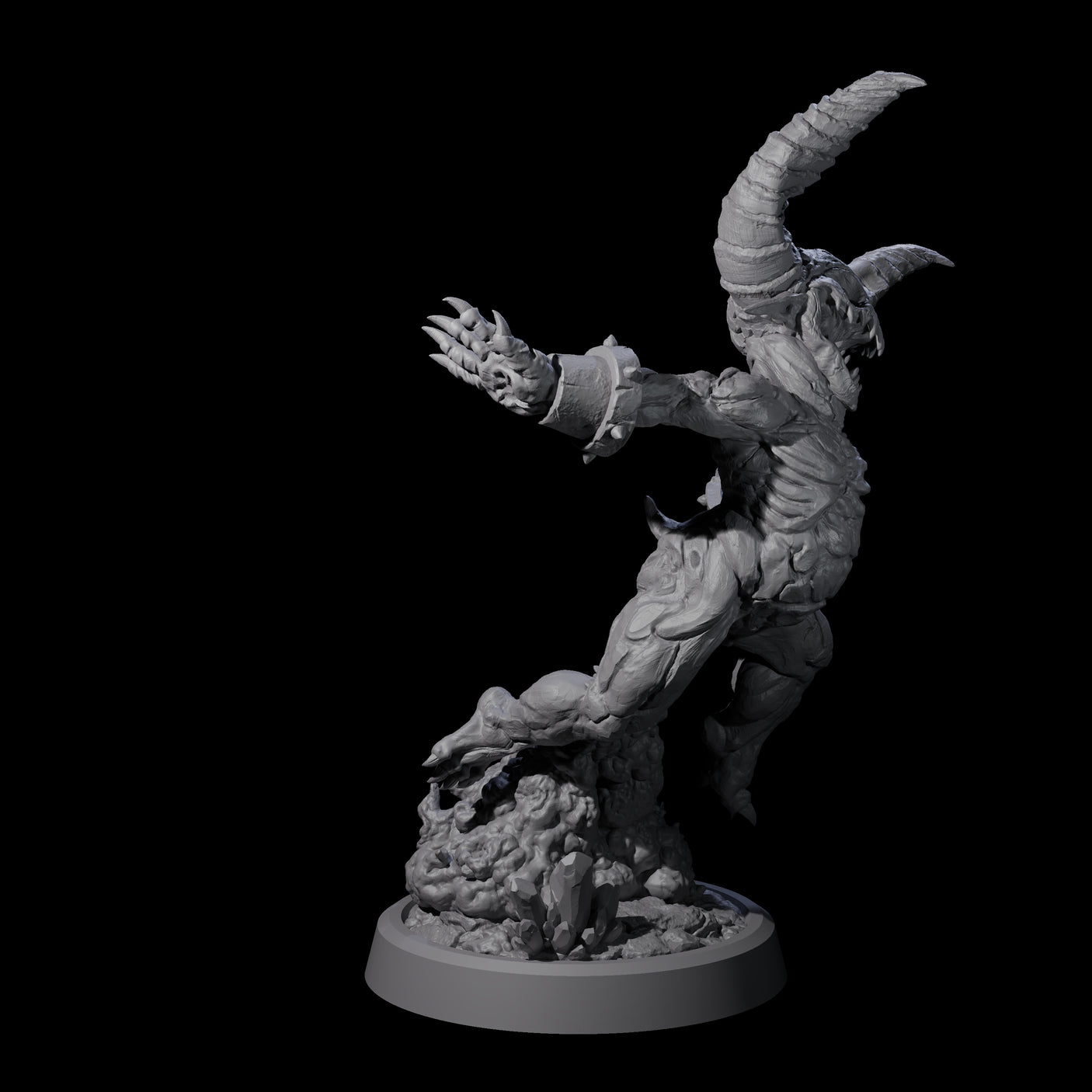 Poop Flinging Imp D Miniature for Dungeons and Dragons, Pathfinder or other TTRPGs