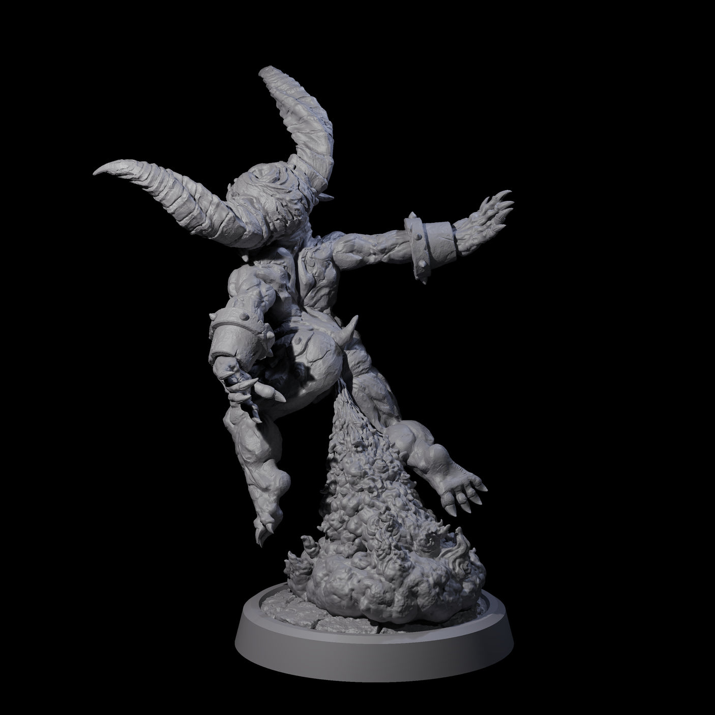 Poop Flinging Imp D Miniature for Dungeons and Dragons, Pathfinder or other TTRPGs