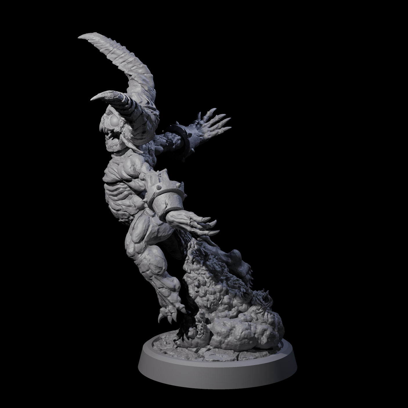 Poop Flinging Imp D Miniature for Dungeons and Dragons, Pathfinder or other TTRPGs