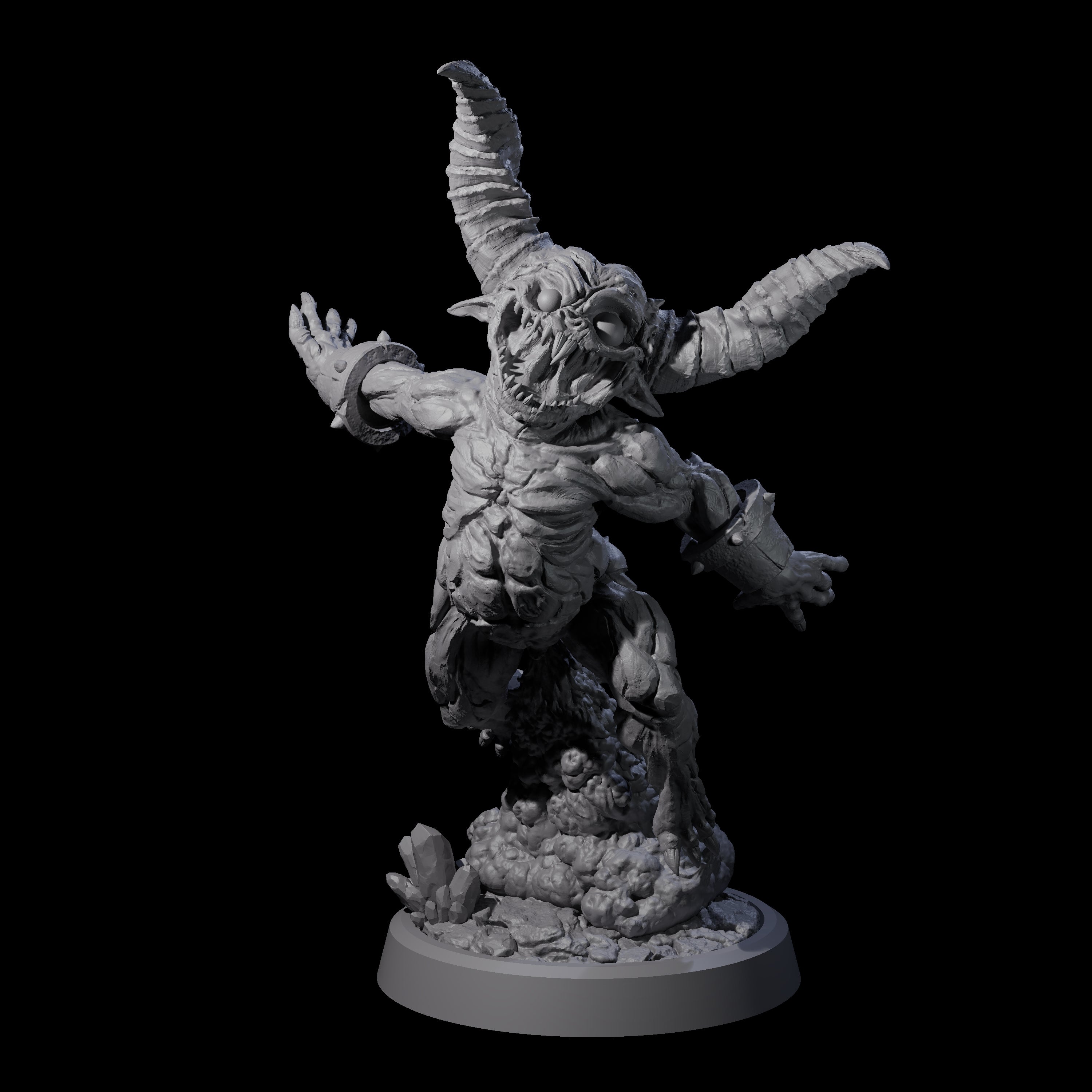 Poop Flinging Imp D Miniature for Dungeons and Dragons, Pathfinder or other TTRPGs