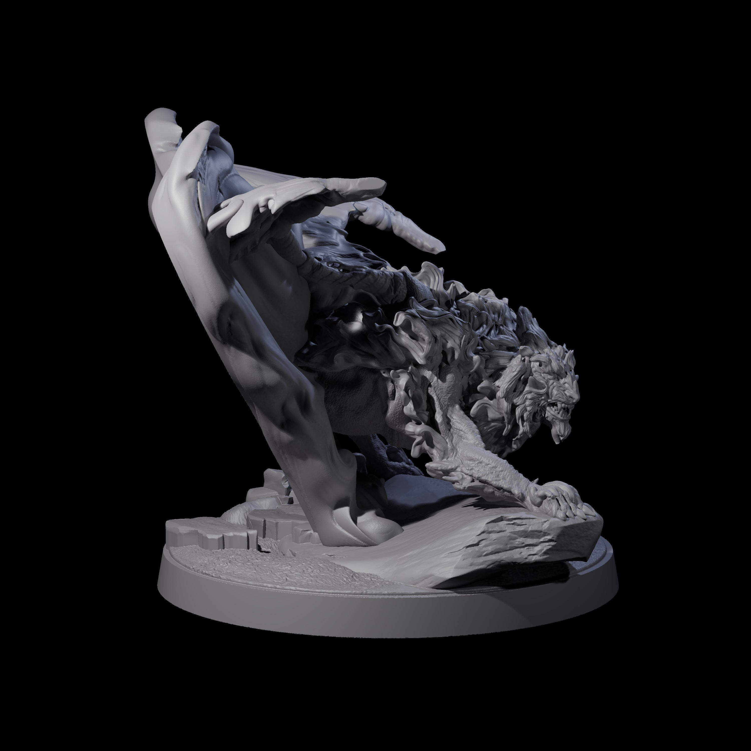 Portal Grimalkin Miniature for Dungeons and Dragons, Pathfinder or other TTRPGs