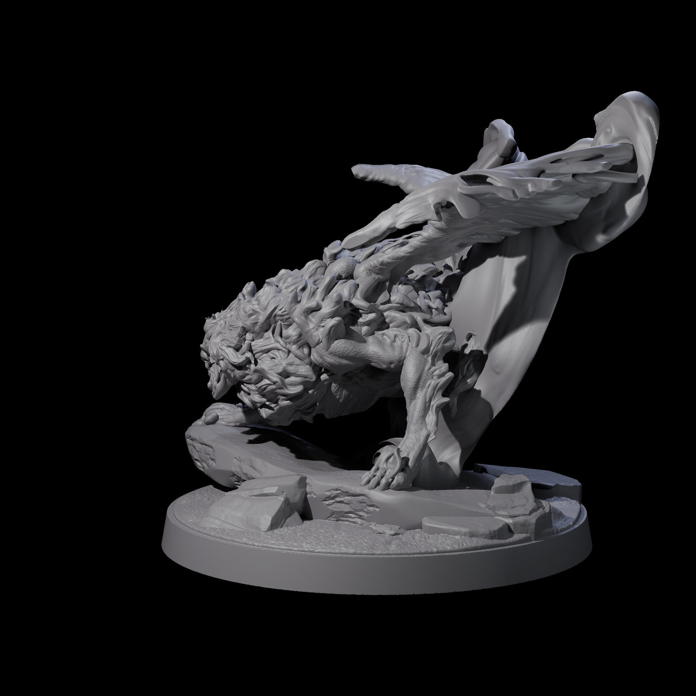 Portal Grimalkin Miniature for Dungeons and Dragons, Pathfinder or other TTRPGs