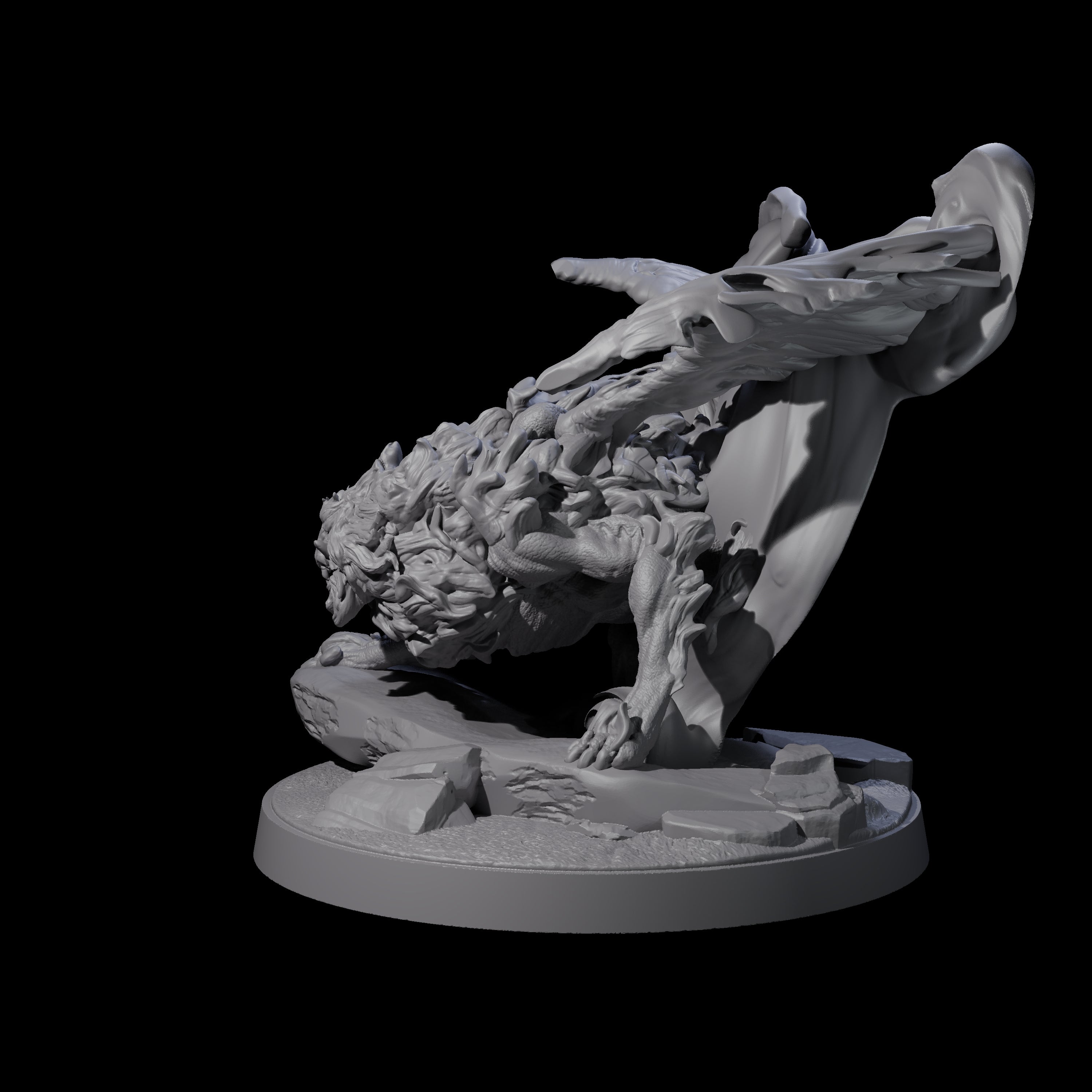 Portal Grimalkin Miniature for Dungeons and Dragons, Pathfinder or other TTRPGs