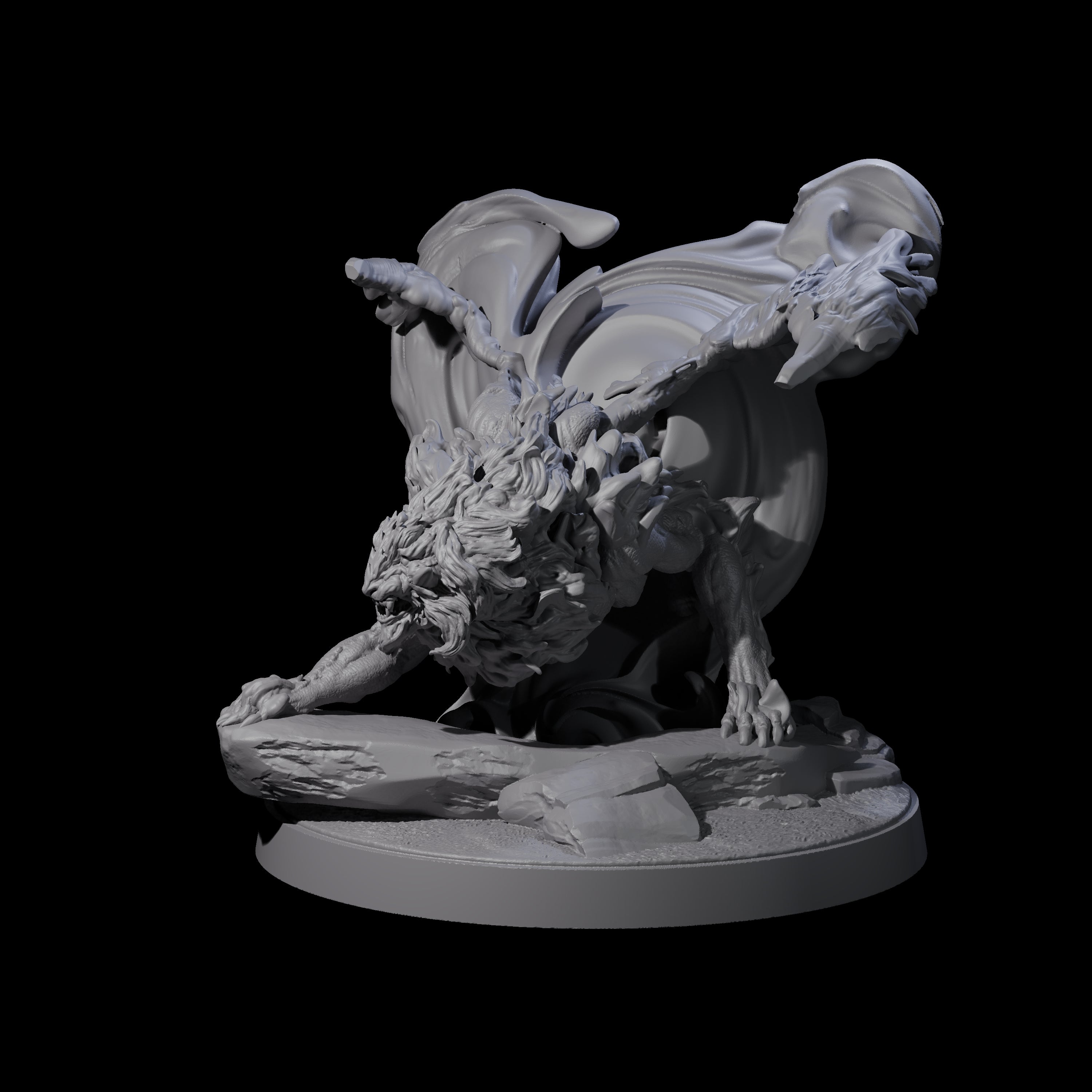 Portal Grimalkin Miniature for Dungeons and Dragons, Pathfinder or other TTRPGs