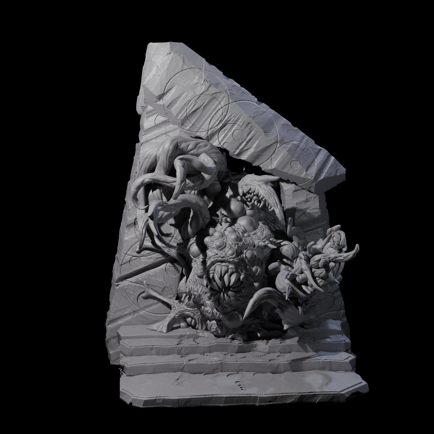Portal Opened Shoggoth Aberration Miniature for Dungeons and Dragons, Pathfinder or other TTRPGs