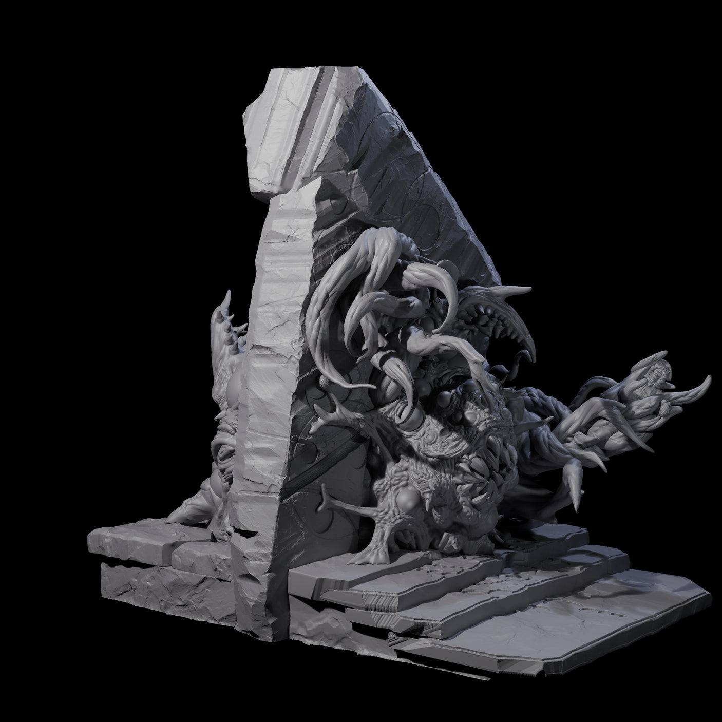 Portal Opened Shoggoth Aberration Miniature for Dungeons and Dragons, Pathfinder or other TTRPGs