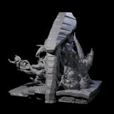 Portal Opened Shoggoth Aberration Miniature for Dungeons and Dragons, Pathfinder or other TTRPGs
