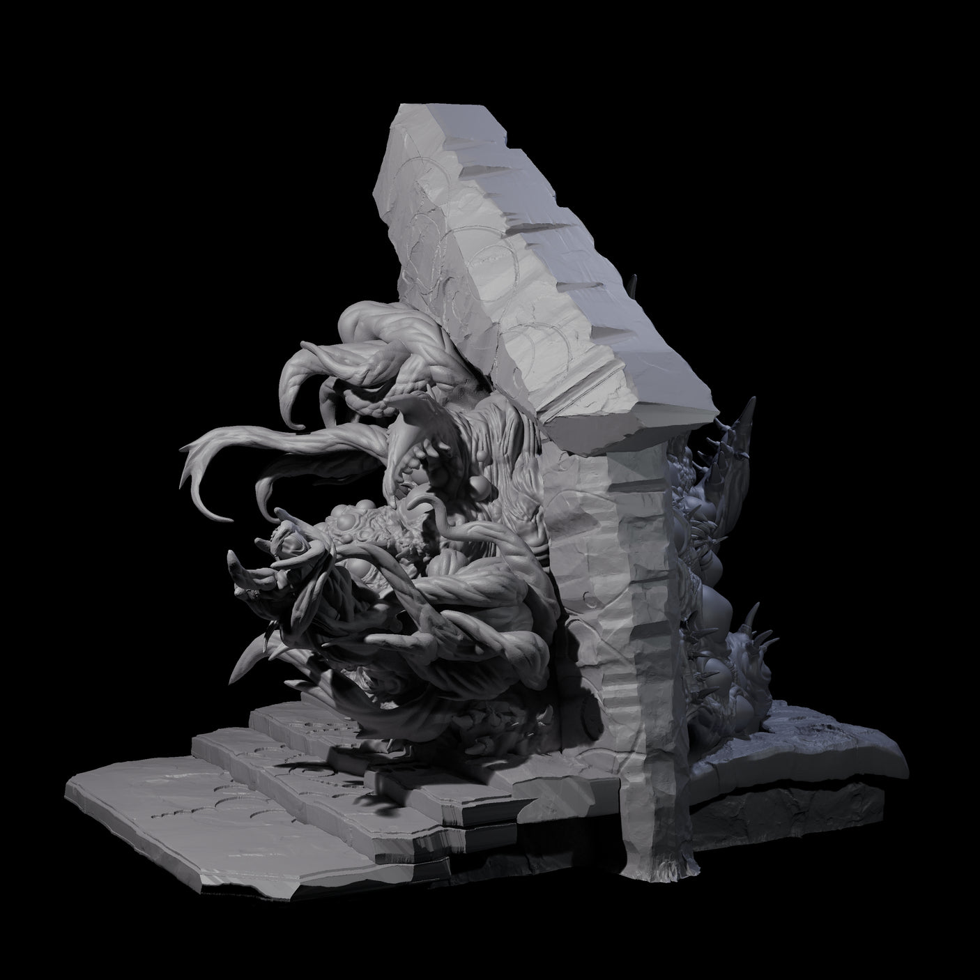 Portal Opened Shoggoth Aberration Miniature for Dungeons and Dragons, Pathfinder or other TTRPGs