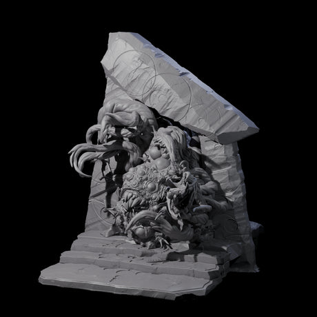 Portal Opened Shoggoth Aberration Miniature for Dungeons and Dragons, Pathfinder or other TTRPGs