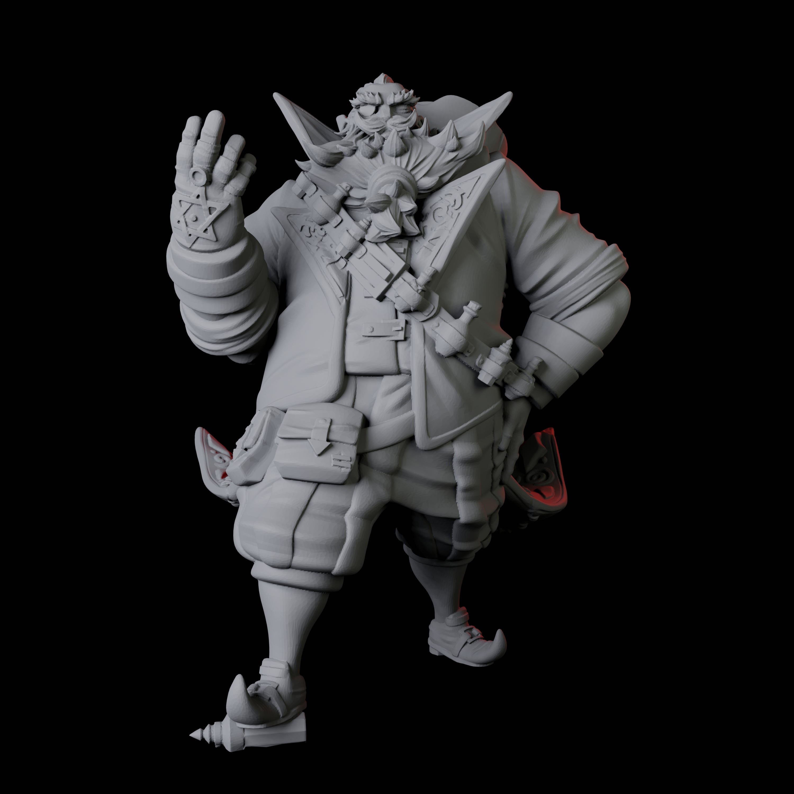 Portly Alchemist A Miniature for Dungeons and Dragons, Pathfinder or other TTRPGs