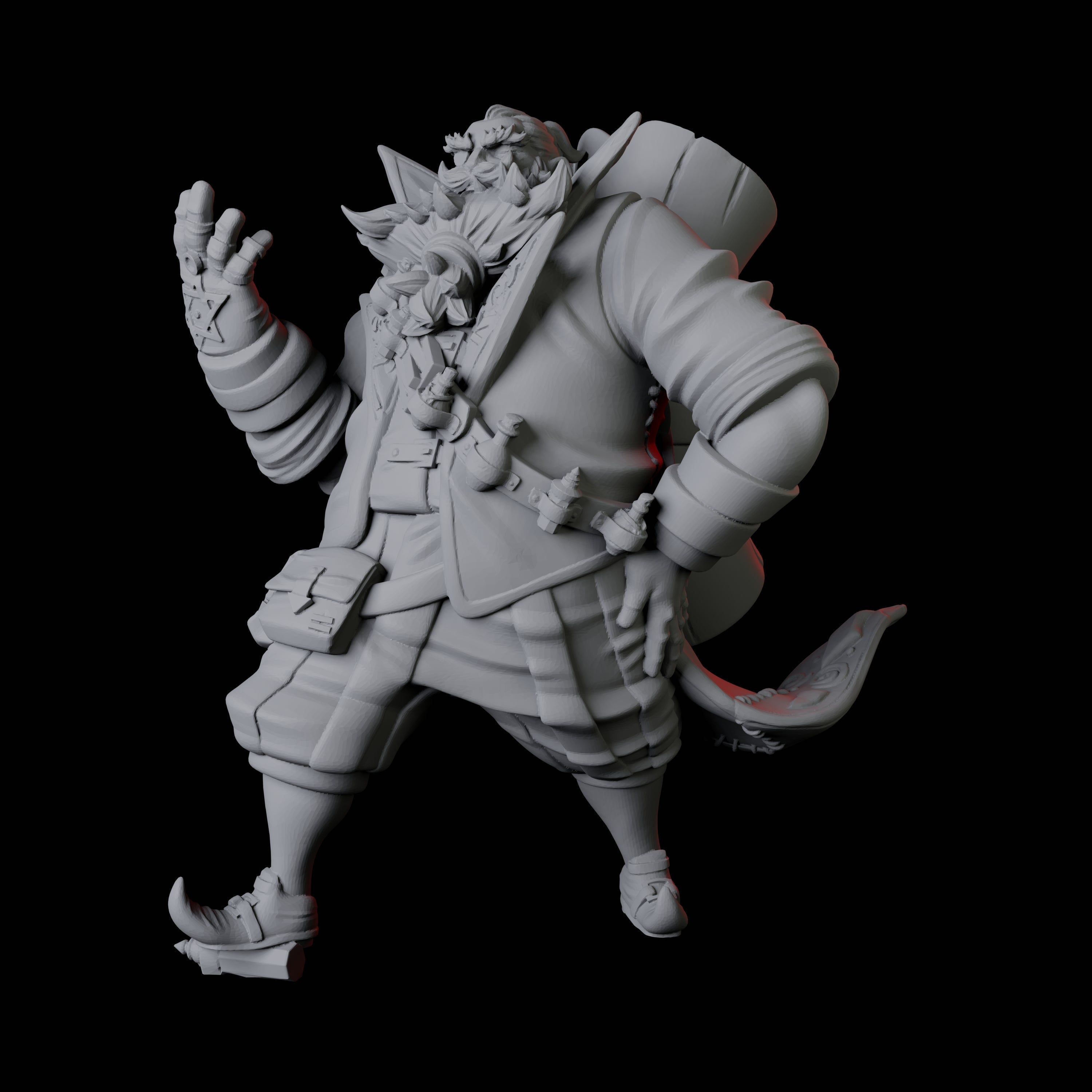 Portly Alchemist A Miniature for Dungeons and Dragons, Pathfinder or other TTRPGs