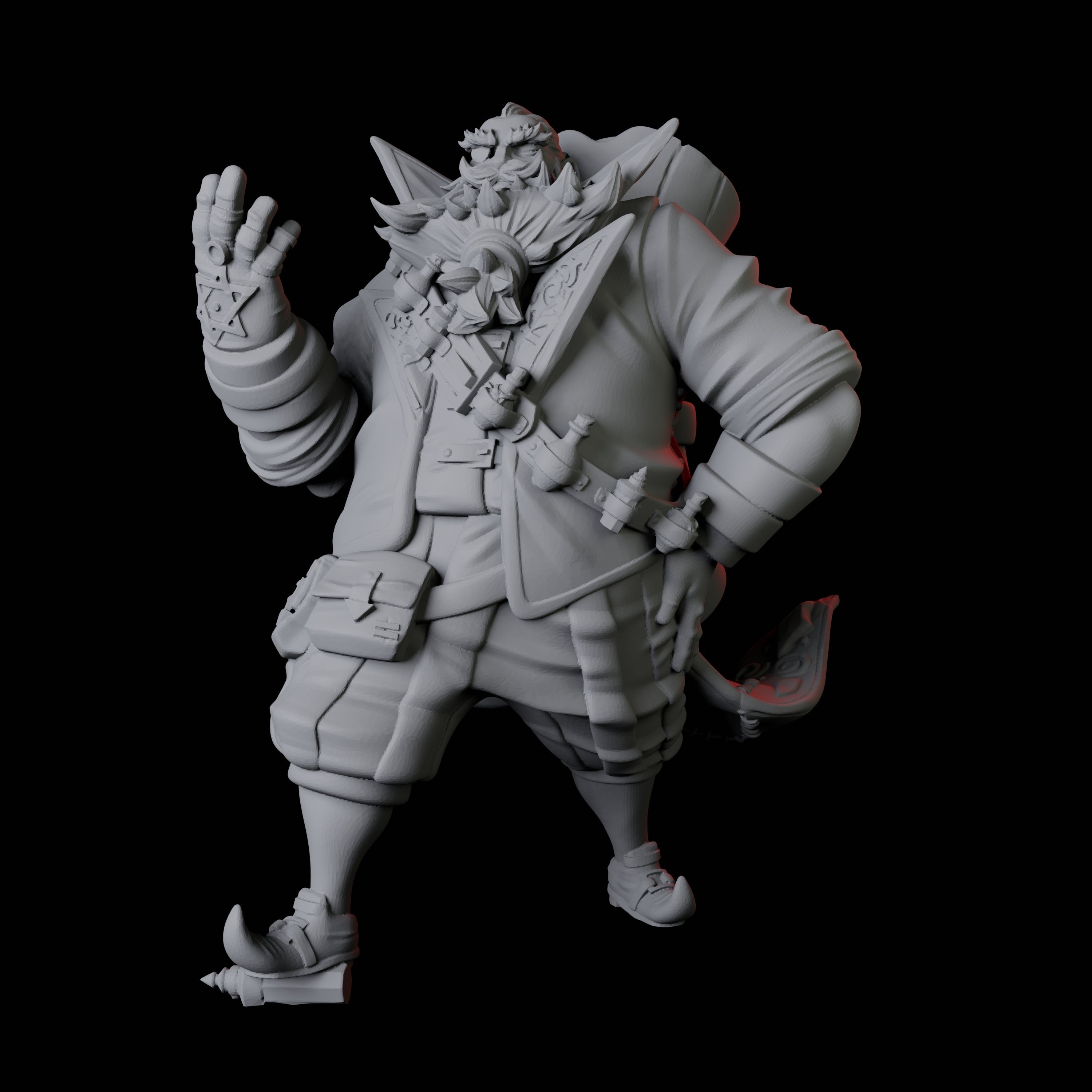 Portly Alchemist A Miniature for Dungeons and Dragons, Pathfinder or other TTRPGs