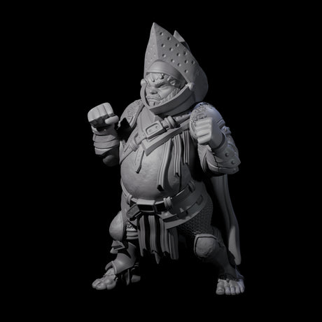 Portly Little Knight Miniature for Dungeons and Dragons, Pathfinder or other TTRPGs