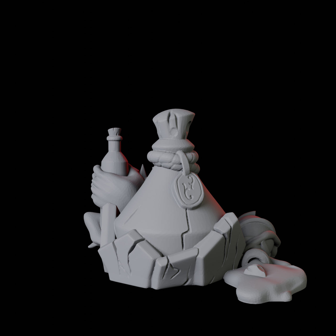 Potion Bottle A Miniature for Dungeons and Dragons, Pathfinder or other TTRPGs