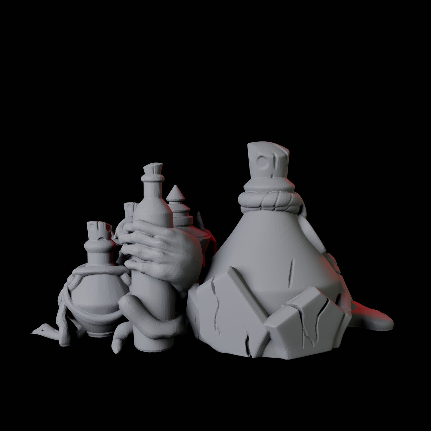 Potion Bottle A Miniature for Dungeons and Dragons, Pathfinder or other TTRPGs