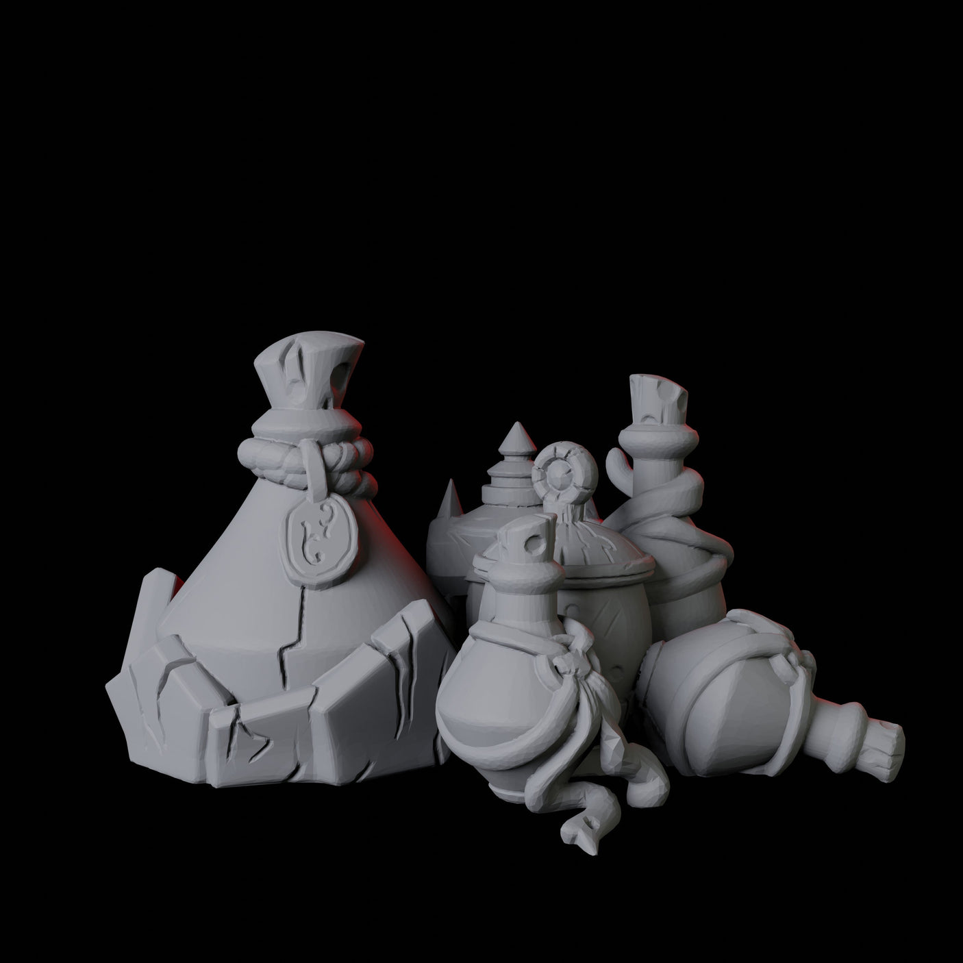 Potion Bottle B Miniature for Dungeons and Dragons, Pathfinder or other TTRPGs