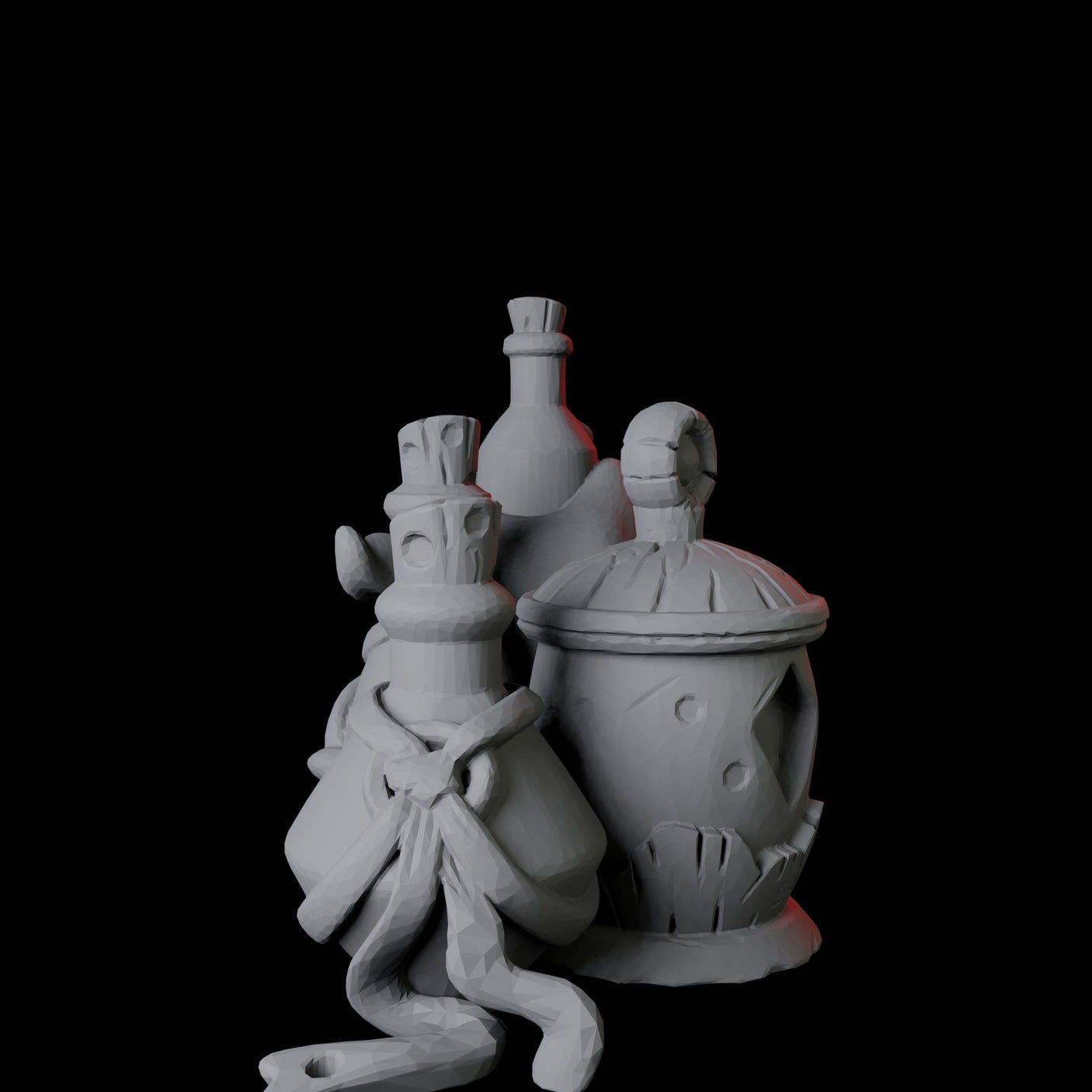 Potion Bottle C Miniature for Dungeons and Dragons, Pathfinder or other TTRPGs