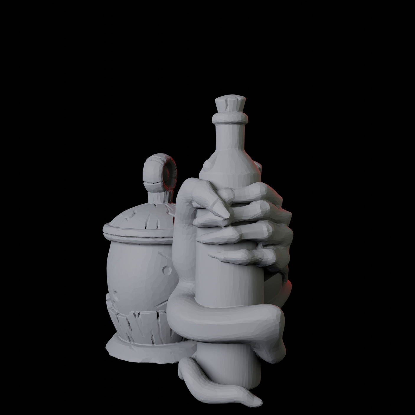 Potion Bottle C Miniature for Dungeons and Dragons, Pathfinder or other TTRPGs
